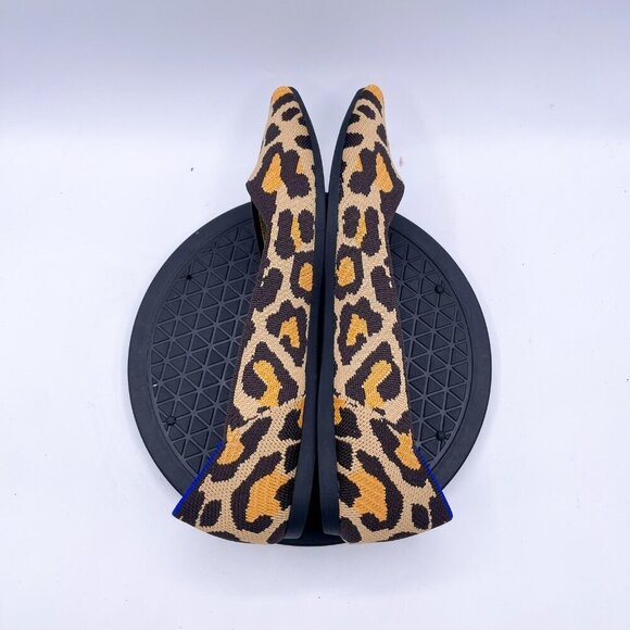 Rothy's Sz 11 Ballet Flats The Point II Big Wild Cat Leopard Animal Print - Picture 3 of 9